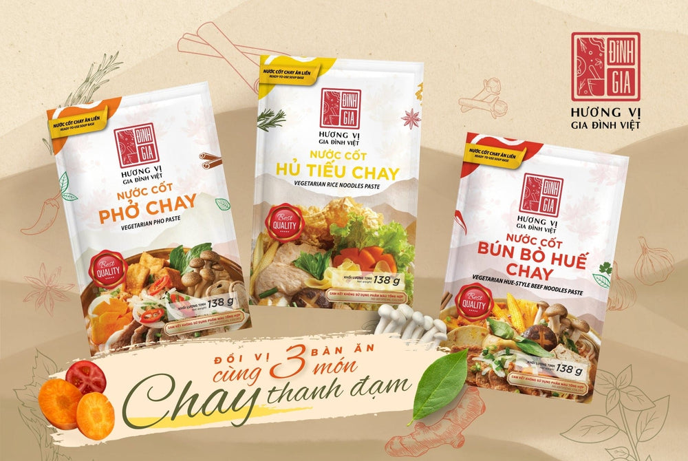 
                  
                    ĐỈNH GIA VEGAN SOUP PASTE - Nước Hủ tiếu Chay 138g
                  
                