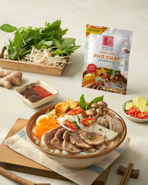 
                  
                    ĐỈNH GIA VEGAN PHO PASTE - Nước Phở Chay 138g
                  
                