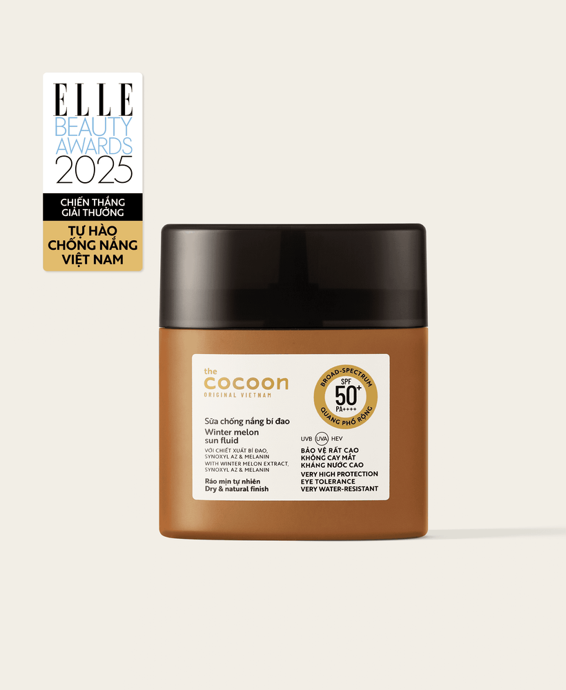 COCOON WINTER MELON SUNSCREEN - Kem chống nắng bí đao SPF 50 +PA ++++