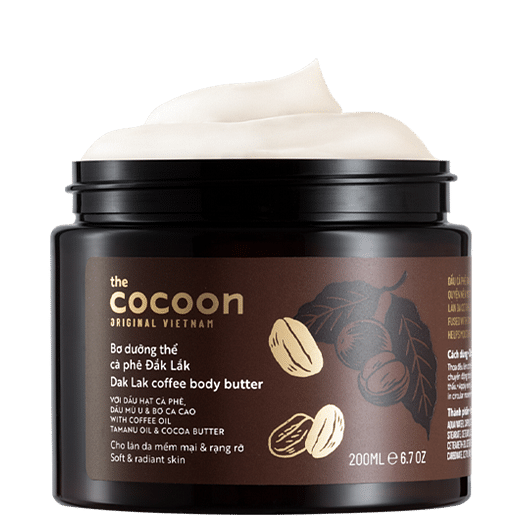 
                  
                    COCOON DAK LAK COFFEE BODY BUTTER - Bơ Dưỡng Thể Cà Phê Đắk Lắk
                  
                