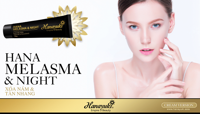 
                  
                    HANAYUKI MELASMA & NIGHT - Kem Trị Nám Ban Đêm Hanayuki
                  
                